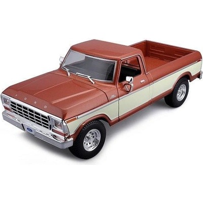 Maisto 1979 Ford Pick up metal hnedý krémový 1:18
