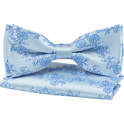 Quentino pánský s modrými květy včetně kapesníčku PMKVSM světle modrý – Hledejceny.cz