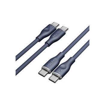 Voltme C2023 Powerlink Moss USB-C/ USB-C, 1m, modrý
