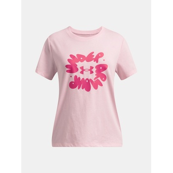 Under Armour UA Bubble Wordmark SS Тениска за момичета Under Armour | Rozov | Момичешки | 160