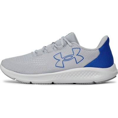 Under Armour Charged Pursuit 3 Big Logo Running Shoes Grey/Blue - 43