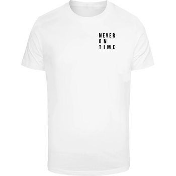 Mister Tee Тениска Never On Time Tee white XXLUB-MT1144-00220 - Тъмносив, размер XL