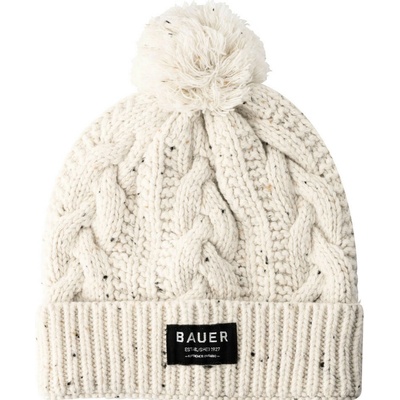 Bauer Cable Knit Pom Women Cream