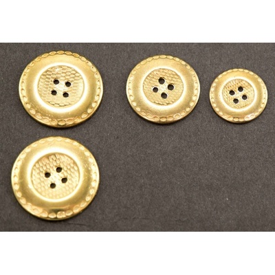 Kovový gombík - zlato - priemer 2,5 cm