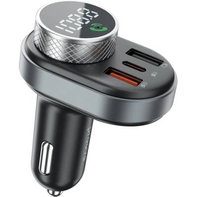 FM Launcher Sound Link 30W, FM предавател и зарядно за кола QC3.0/PD3.0, Bluetooth 5.4 (FMSL30110001)