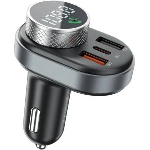 Proove FM Launcher Sound Link 30W, FM трансмитер и зарядно за кола QC3.0/PD3.0, Bluetooth 5.4 (FMSL30110001)