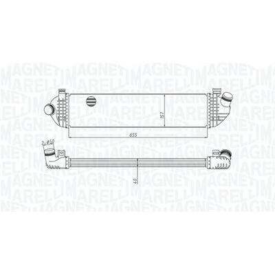 Chladič plniaceho vzduchu MAGNETI MARELLI 351319204370