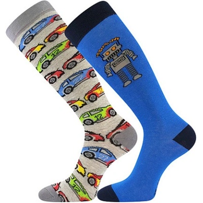 Boma Detské podkolienky 2 páry Bivoj 15 BM117887 mix chlapec