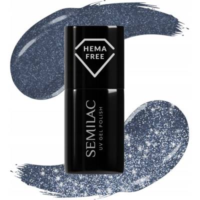 SEMILAC 398 Classy & Sassy Hybridní lak Day&Night 7 ml