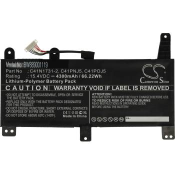 VHBW Батерия за Asus G531GU / G731GU / G712LU, C41N1731-2, 4300 mAh (889001119)