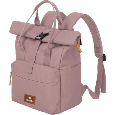 Travelite Basics Short handle rollup 96304-17 růžová 11 l