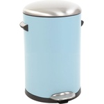 EKO-Europe Кош за отпадъци EKO BELLE DELUXE с педал (12 л) - светлосин (EKO 921712 - Light blue)