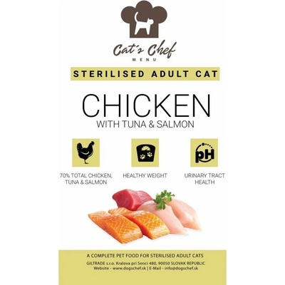 Cat's Chef CHICKEN WITH TUNA & SALMON 300 g