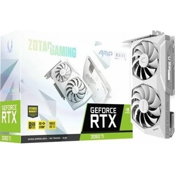 Zotac GeForce RTX 3060 Ti GAMING AMP LHR White Edition 8GB GDDR6 ZT-A30610F-10PLHR