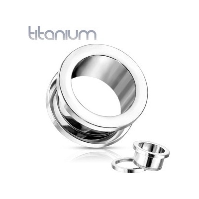 Šperky4U šroubovací tunel do ucha TITAN TIT1420-16