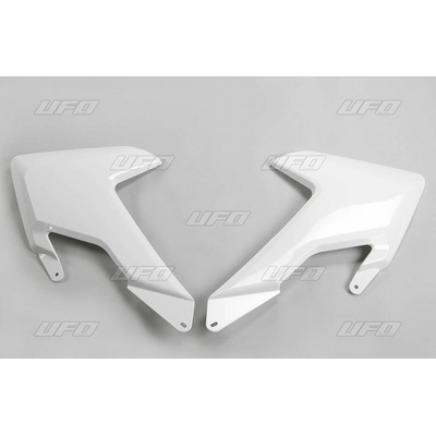 UFO kryty chladiče HUSQVARNA TC 125/300 / FC 250/350/450 16-18, TC 250 / FE 250/350/450/501 / TE/TX 125/250/300 17-18 barva bílá