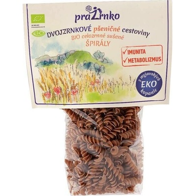 Prazrnko Dvouzrnkové těstoviny spirály celozrnné BIO 250 g