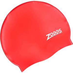 Zoggs Шапка за плуване Zoggs Silicone Cap Swim cap - Red - размер One Size (581-0210-0411)