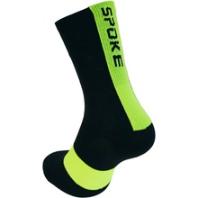SPOKE Kids Race Socks black/fluo