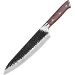 HARAHU Дамаски кухненски нож TE-37529 - Chef / Кафяв KP37529