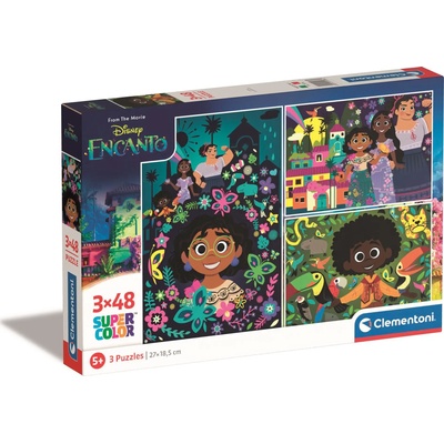 Clementoni - Puzzle 3x48 Disney: Encanto - 40 - 99 piese