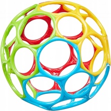 Bright Starts Hračka OBALL 10 cm žlutá/zelená/modrá/červená