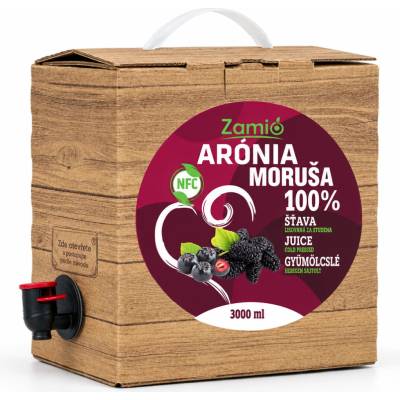 Zamio 100% ovocná šťava Arónia Moruša 3 l