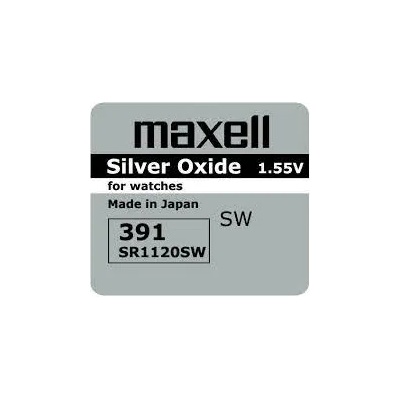 Maxell Бутонна батерия сребърна maxell sr-1120 sw /381/391/ ag8 1.55v (ml-bs-sr-1120-sw)