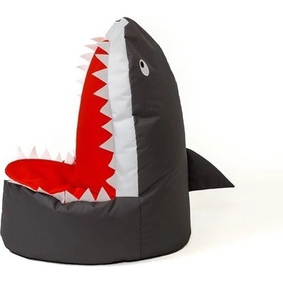 Sako taška pouf Shark black XXL 100 x 60 cm