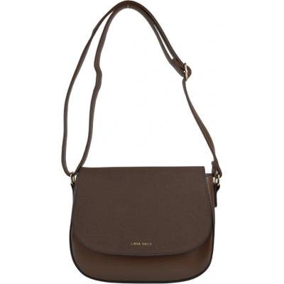 Lara Bags VANESA dámska crossbody koženková kabelka coffee