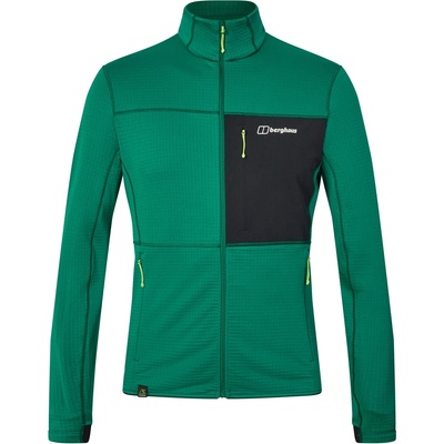 Berghaus Мъжко поларено яке Berghaus Ridge-Hiker Jacket Fleece jacket - Meadow Green / Jet Black (005-5441-0311)