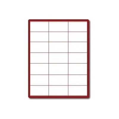etikety ECODATA Samolepiace 70x42,3 univerzálne biele 21ks/A4 (100 listov A4/bal.) ECO-07004200
