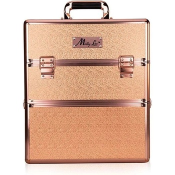 Mollylac dvoupatrový kosmetický kufr XXL Rose Golden K107-25