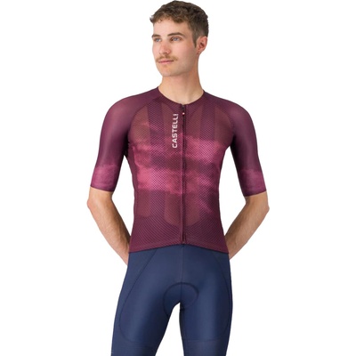 Castelli Climber's A/C jersey Deep bordeaux/ White