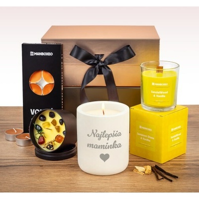 Giftboxeo pre mamičku plné sviečok vanilka