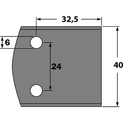 IGM Professional IGM Blanket obmedzovačov - LB32,5-40x16x4mm SP 2ks F027-193