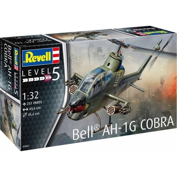 Revell AH1G Cobra Plastic ModelKit vrtulník 03821 1:32