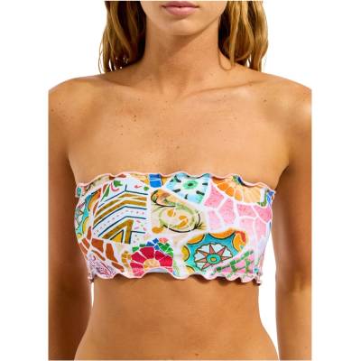 Seafolly Дамско бикини горнище Seafolly Beach Bohème Tube Top Bikini top - Parfait Pink - размер 40 (EU) (150-6618-0115)