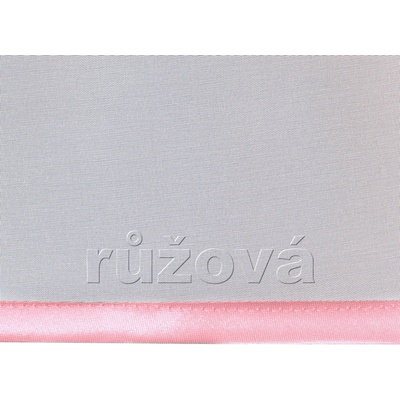 Voálová záclona Lifta - mix barev růžová 130x300