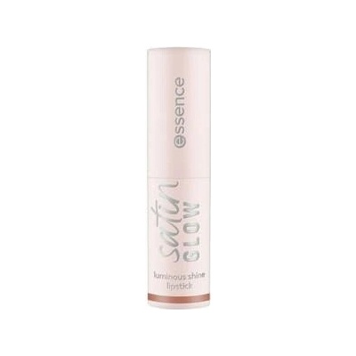 essence satin GLOW luminous shine lipstick rtěnka hnědá 3,5 g