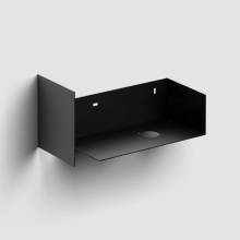 Clou Flush konzole 44x18x20.5 cm pod umyvadlo závěsná černá CL/07.36.030.21