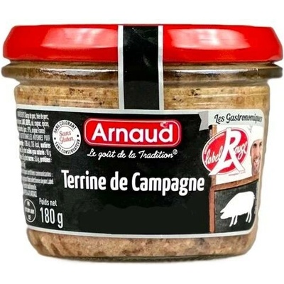 Arnaud Farmářská terina LABEL ROUGE ve skle 180 g