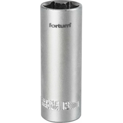 Kľúč nástrčný predĺžený, 13mm, 1/4”, FORTUM