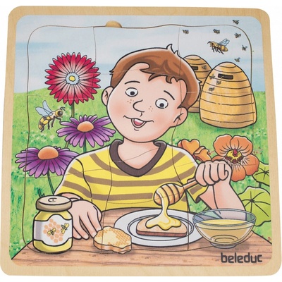 Beleduc vrstvené vývojové puzzle Med