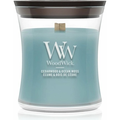 WoodWick Cedarwood & Ocean Moss 85 g