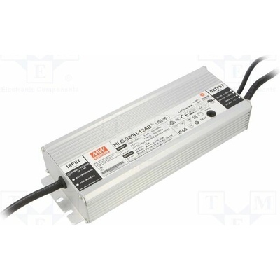 MEAN WELL HLG-320H-12AB Napájecí zdroj: spínaný; LED; 264W; 12VDC; 11÷22A; 90÷305VAC; IP65
