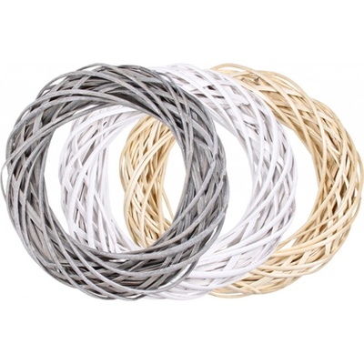 Kruh ze štípaného proutí d25cm 5,5cm