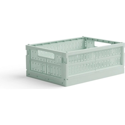 Made Crate skladacia prepravka midi minty