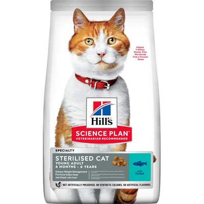 Hill’s Science Plan Feline Young Adult Sterilised Cat Tuna 15 kg