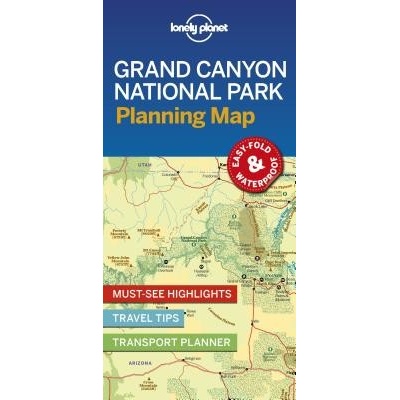 Lonely Planet Grand Canyon National Park Planning Map Lonely PlanetSheet map folded